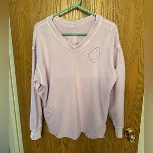 Aerie V-Neck Sweatshirt